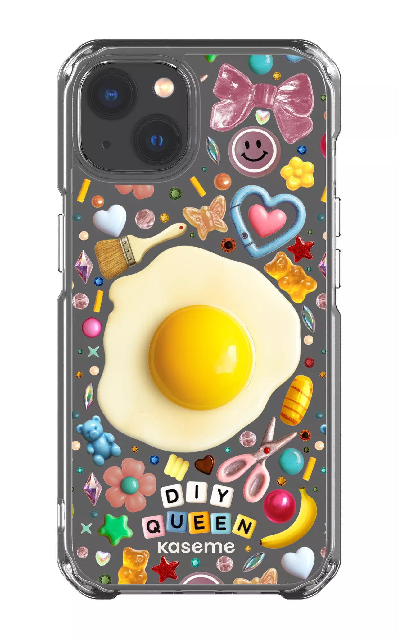 iPhone 13 Clear Case DIY Queen Clear Case by Marianne Plaisance -