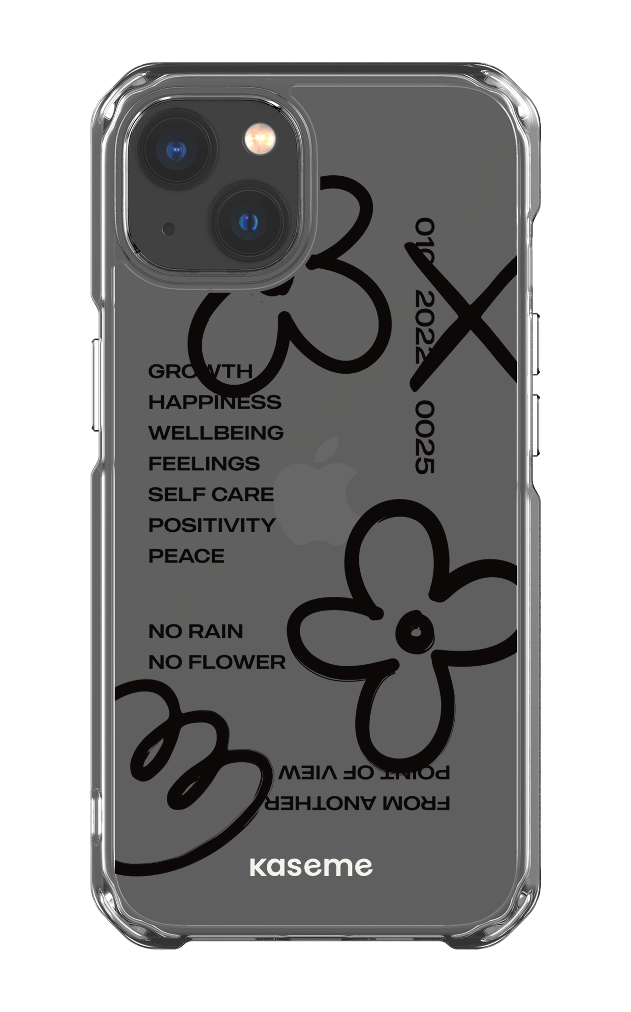 iPhone 13 Clear Case Feelings black clear case -