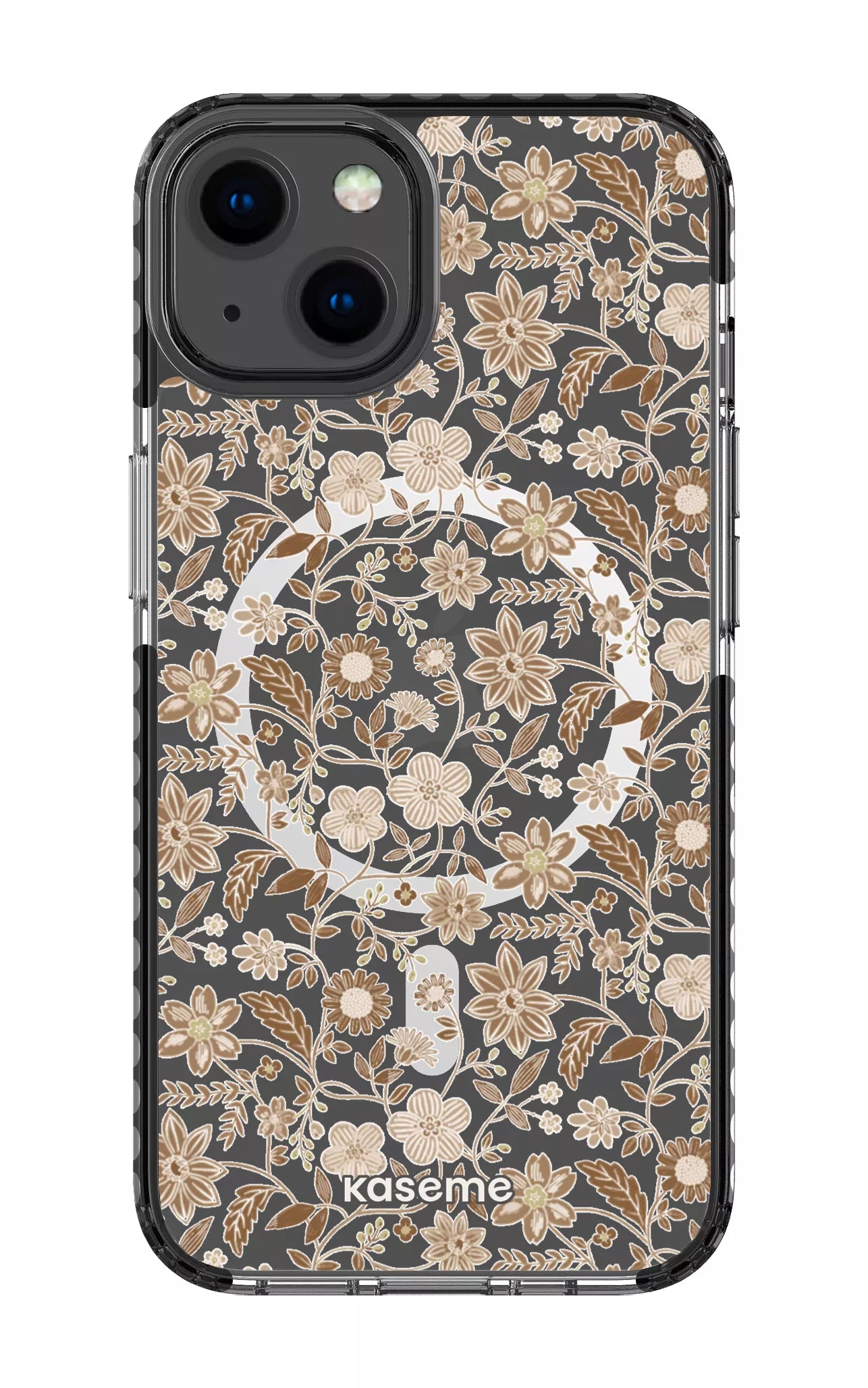 iPhone 13 Clear Case Magsafe - Black Eloise Clear Case -