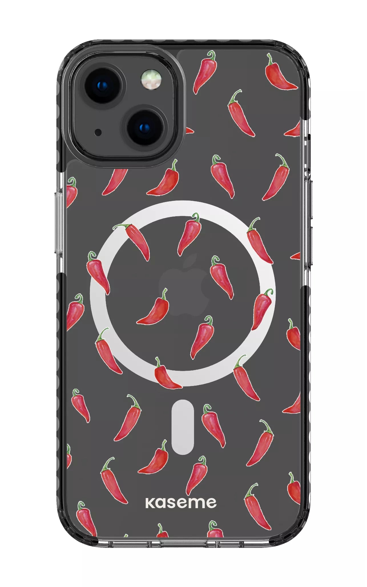 iPhone 13 Clear Case Magsafe - Black Hottie Clear Case -
