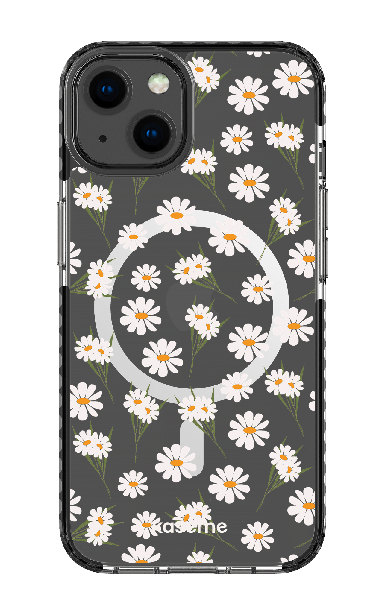 iPhone 13 Clear Case Magsafe - Black Jane Clear Case -