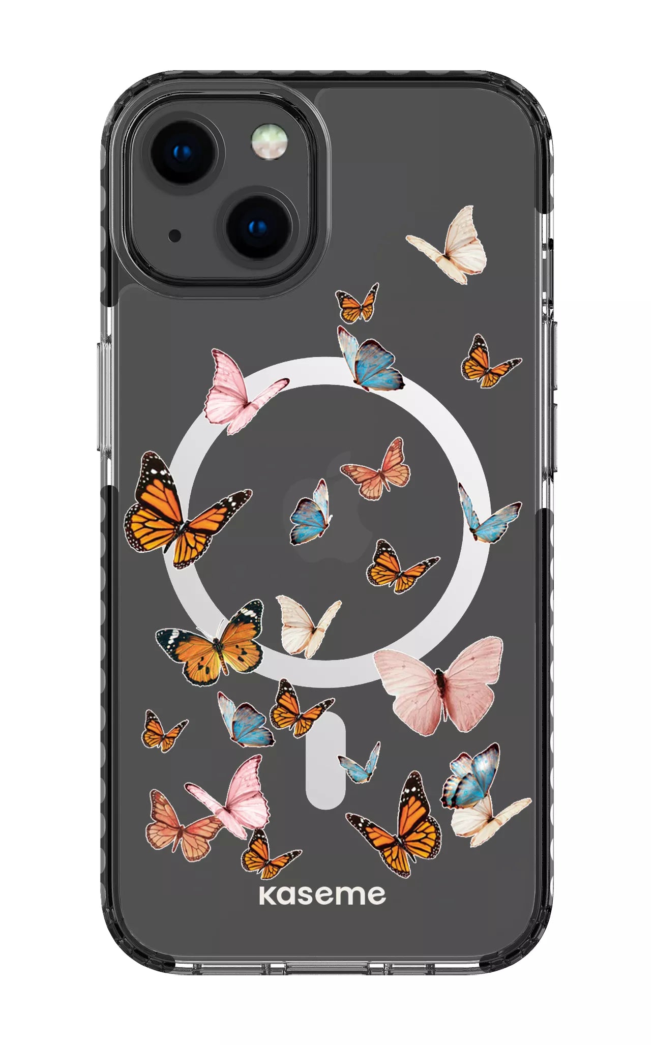 iPhone 13 Clear Case Magsafe - Black Soarin Clear Case -