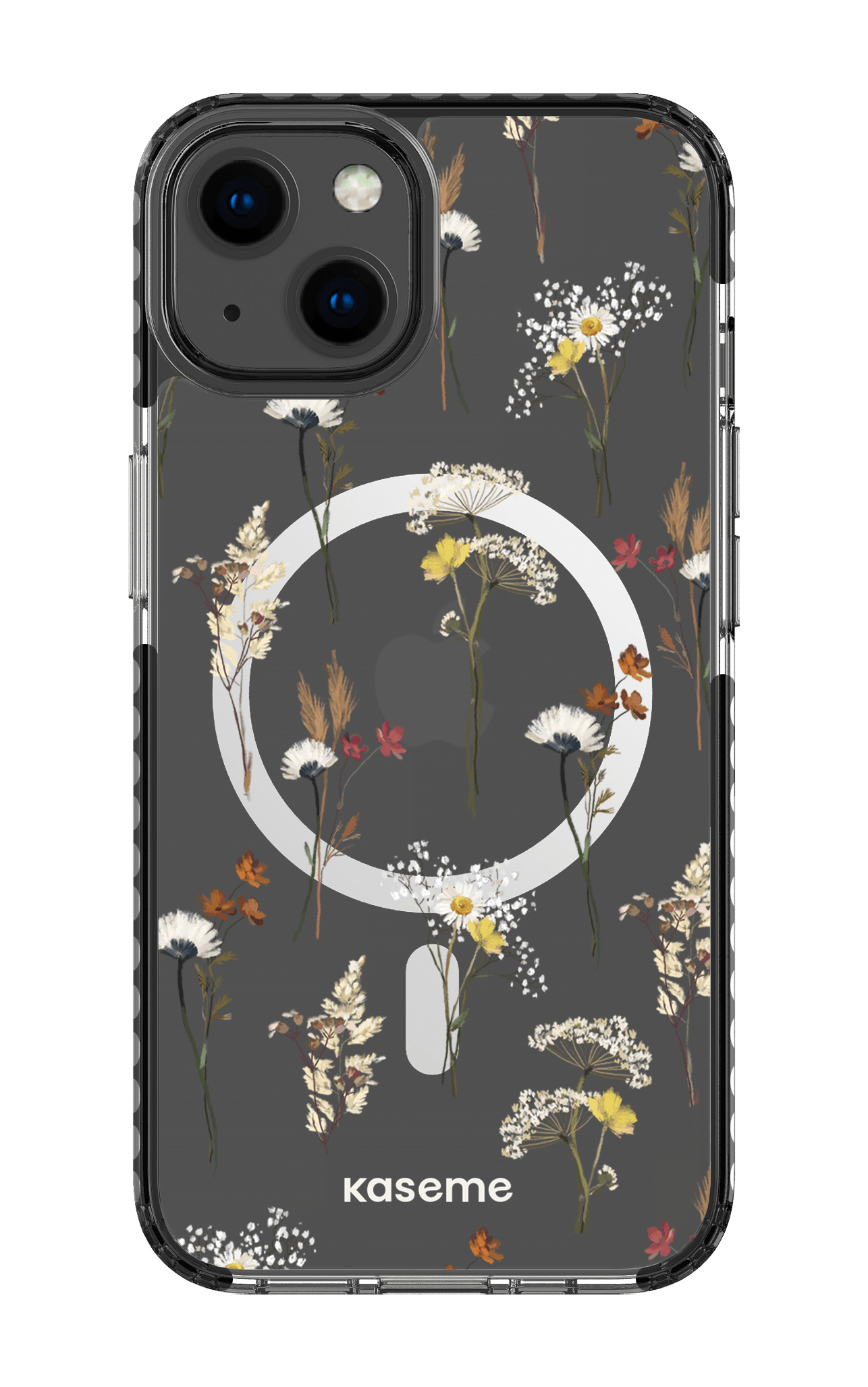 iPhone 13 Clear Case Magsafe - Black Wilderness Clear Case -