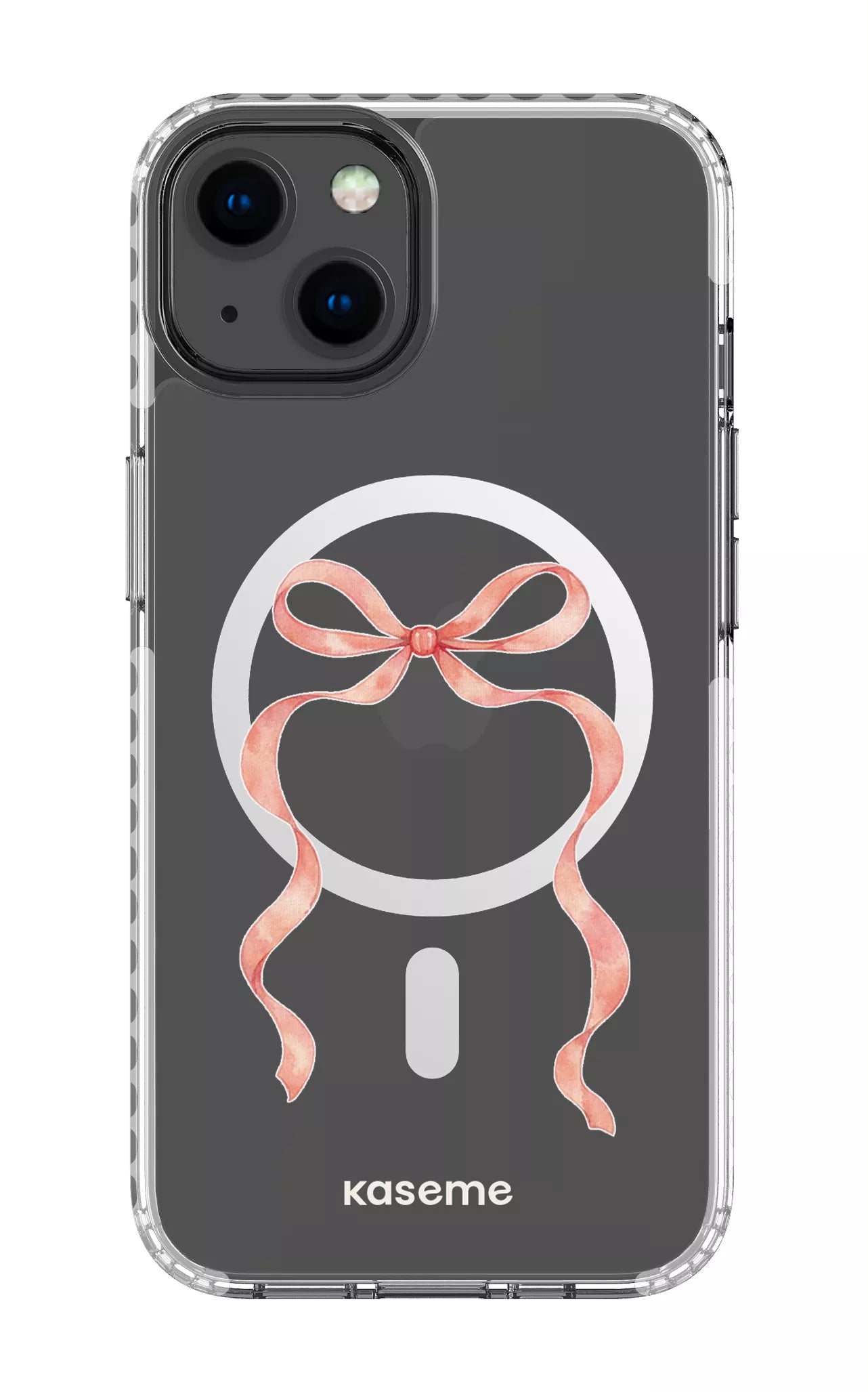 iPhone 13 Clear Case Magsafe - White Celeste Clear Case -