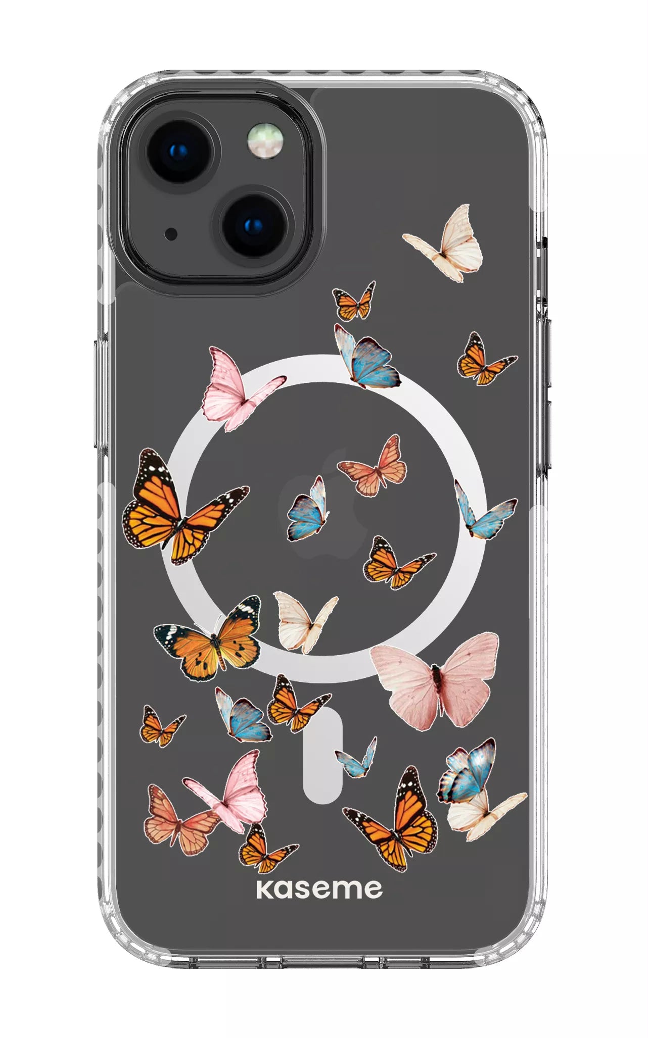 iPhone 13 Clear Case Magsafe - White Soarin Clear Case -