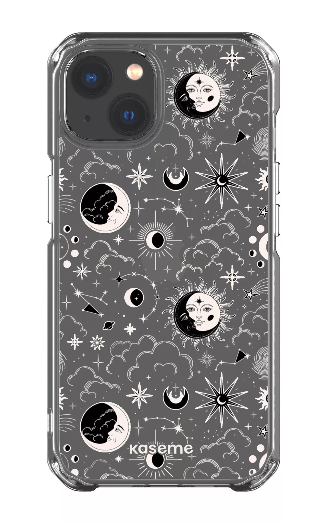iPhone 13 Clear Case Milky Way White Clear Case -