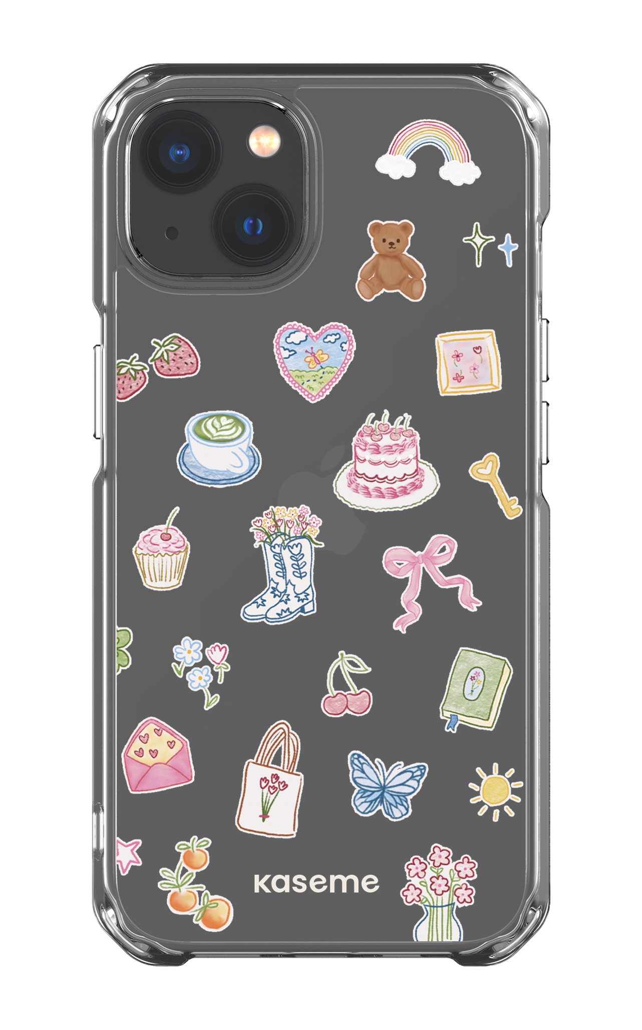 iPhone 13 Clear Case Poetry Clear Case -