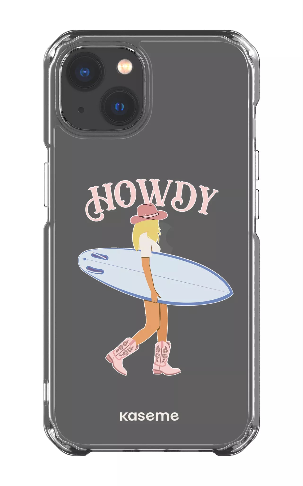 iPhone 13 Clear Case Westsea Pink Clear Case -
