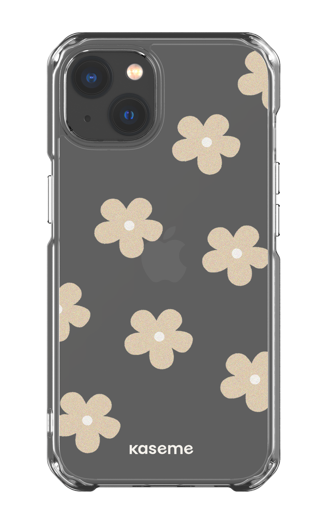 iPhone 13 Clear Case Woodstock Beige Clear Case -