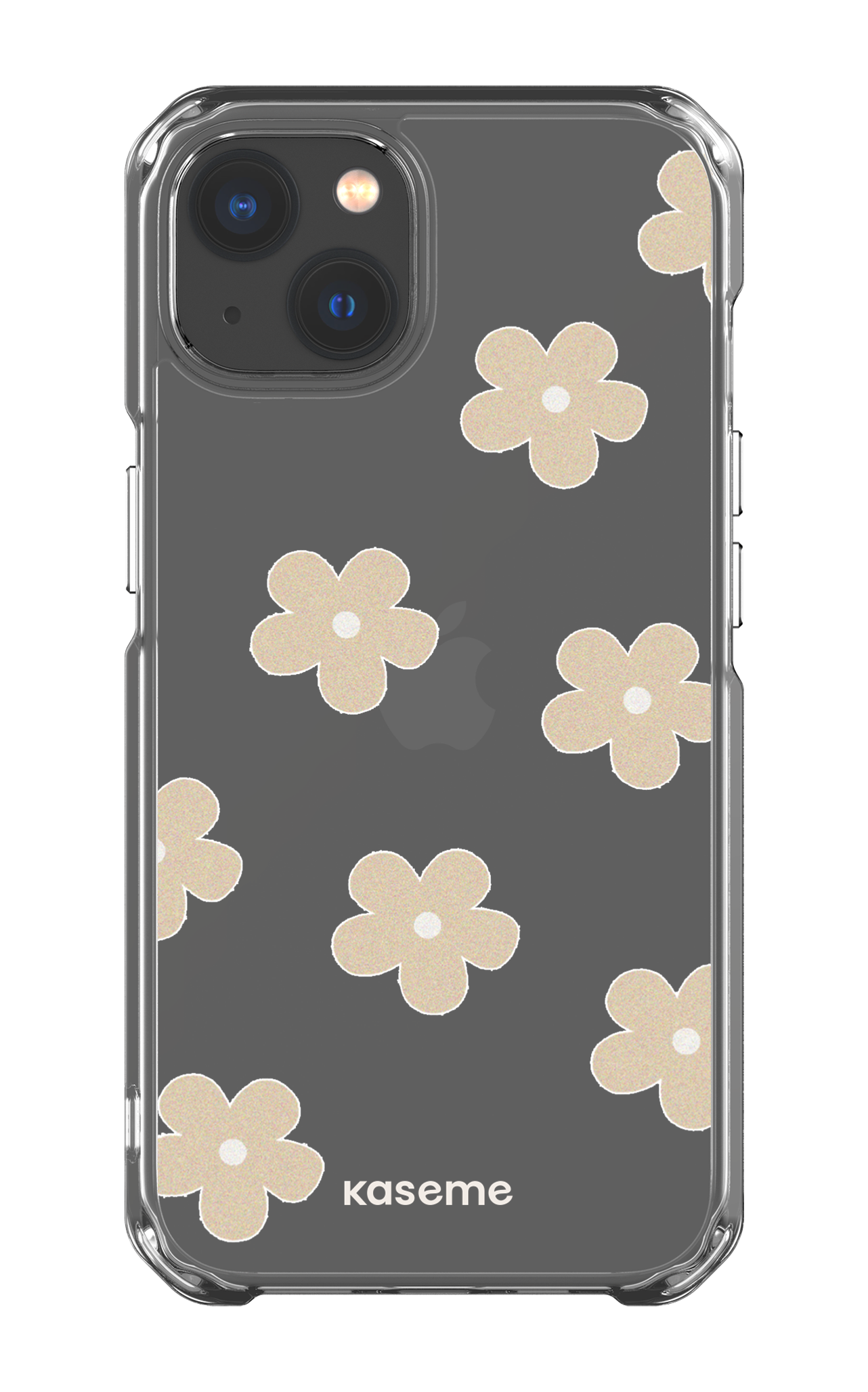 iPhone 13 Clear Case Woodstock Beige Clear Case -