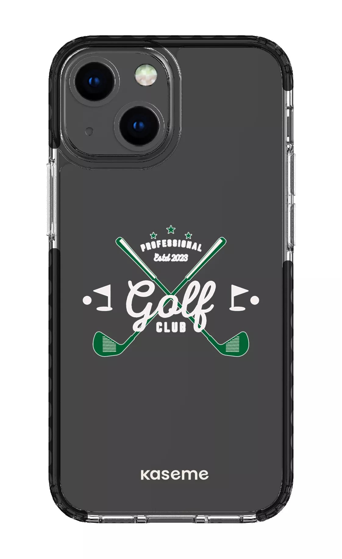 iPhone 13 Mini Clear Case - Black Bogey Clear Case -