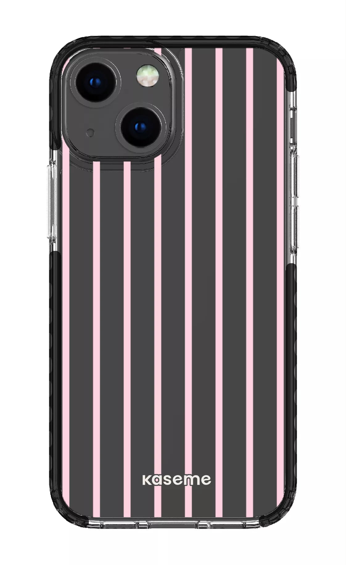 iPhone 13 Mini Clear Case - Black Dolce Striscia Clear Case -