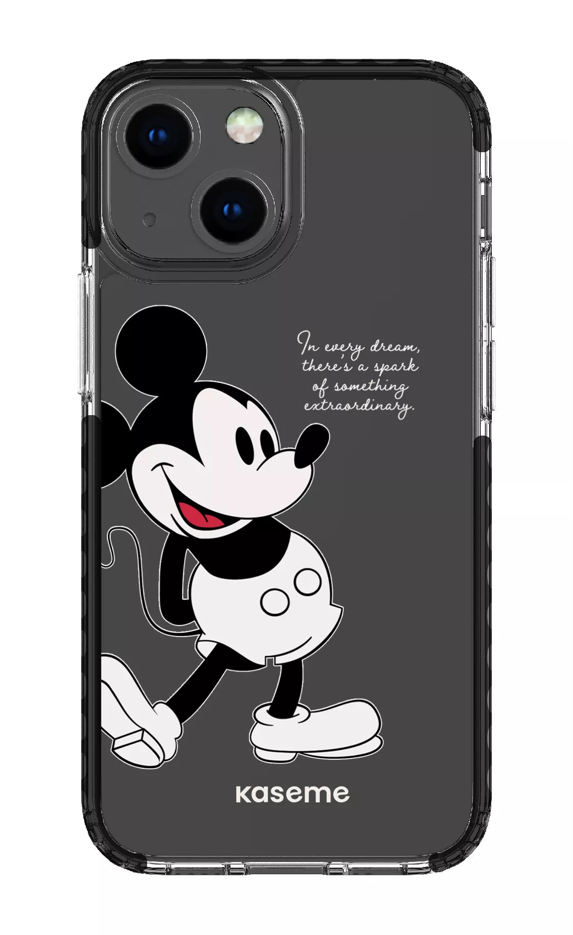 iPhone 13 Mini Clear Case - Black Dreamscape Clear Case -
