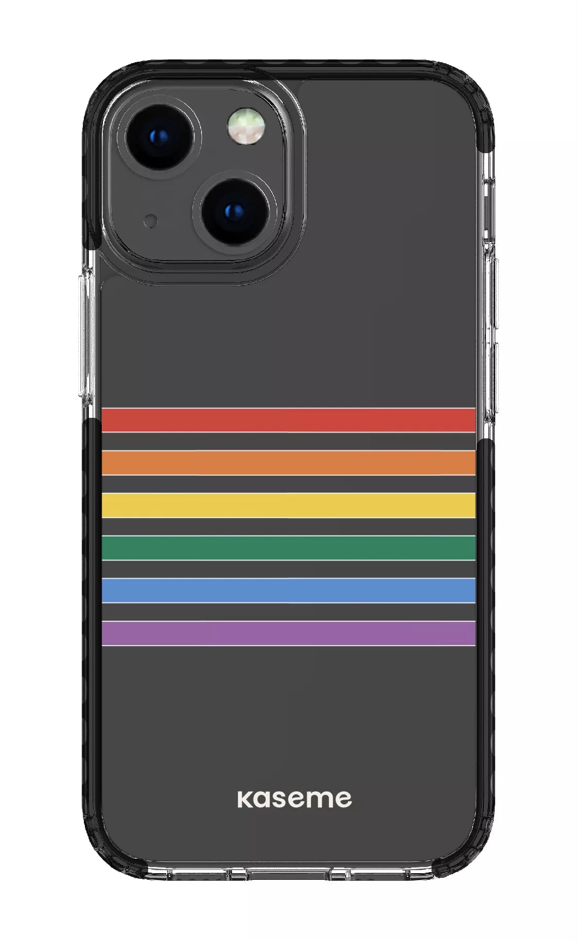 iPhone 13 Mini Clear Case - Black Out and proud Clear Case -