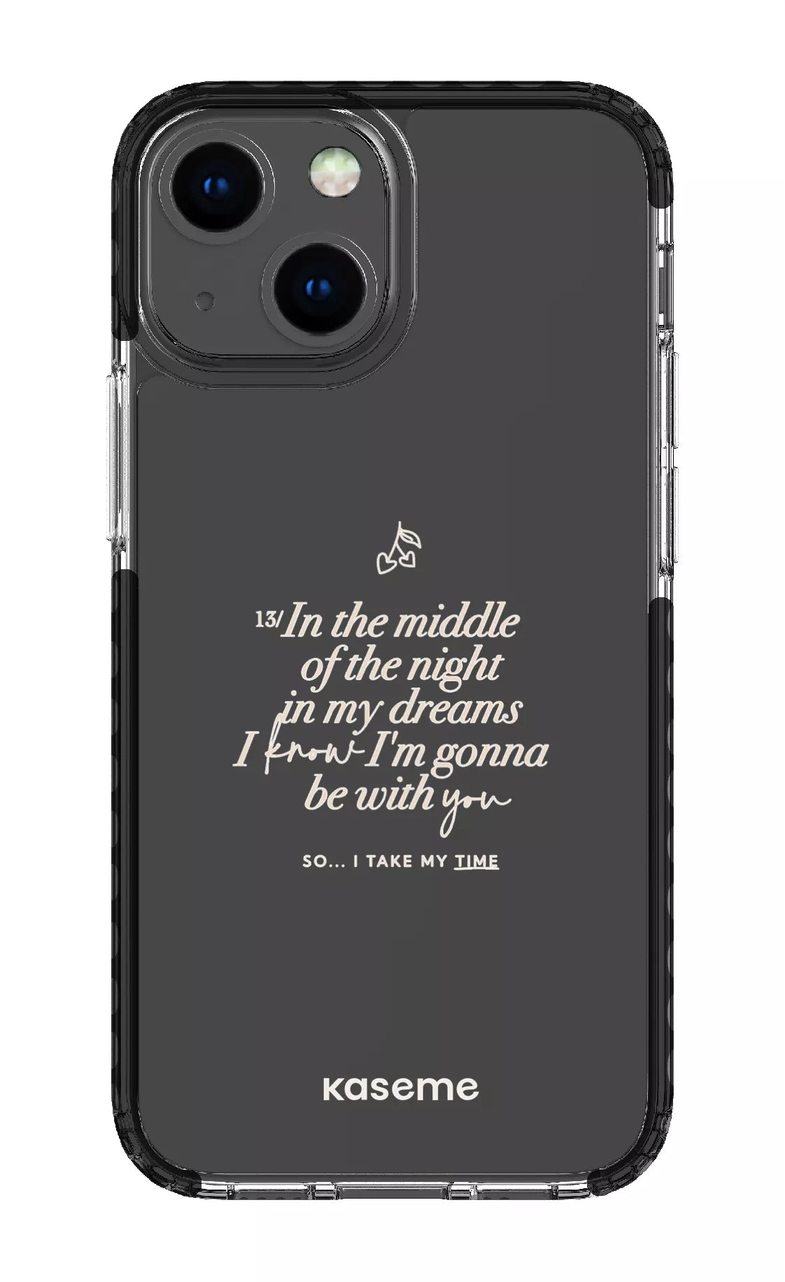 iPhone 13 Mini Clear Case - Black Ready For It Clear Case -