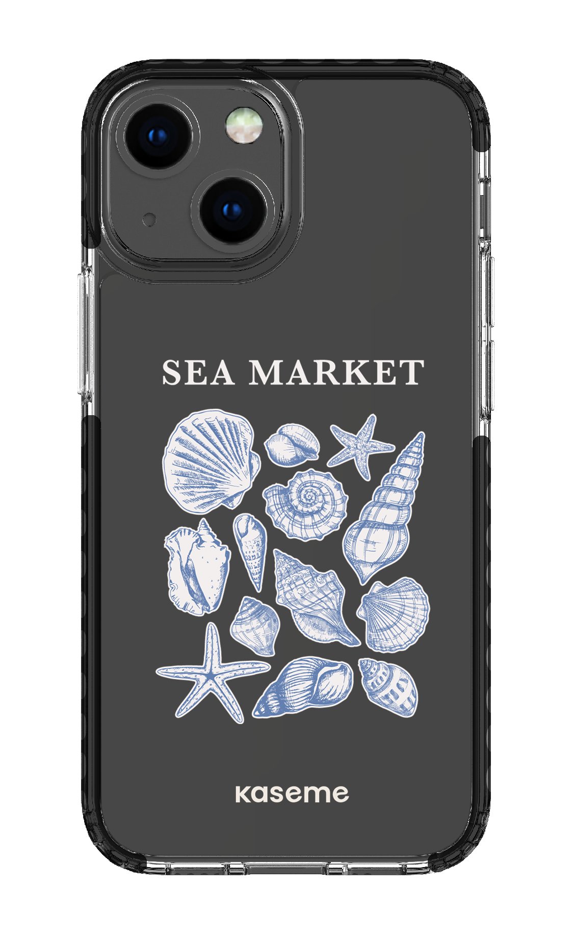 iPhone 13 Mini Clear Case - Black Souvenir Clear Case -
