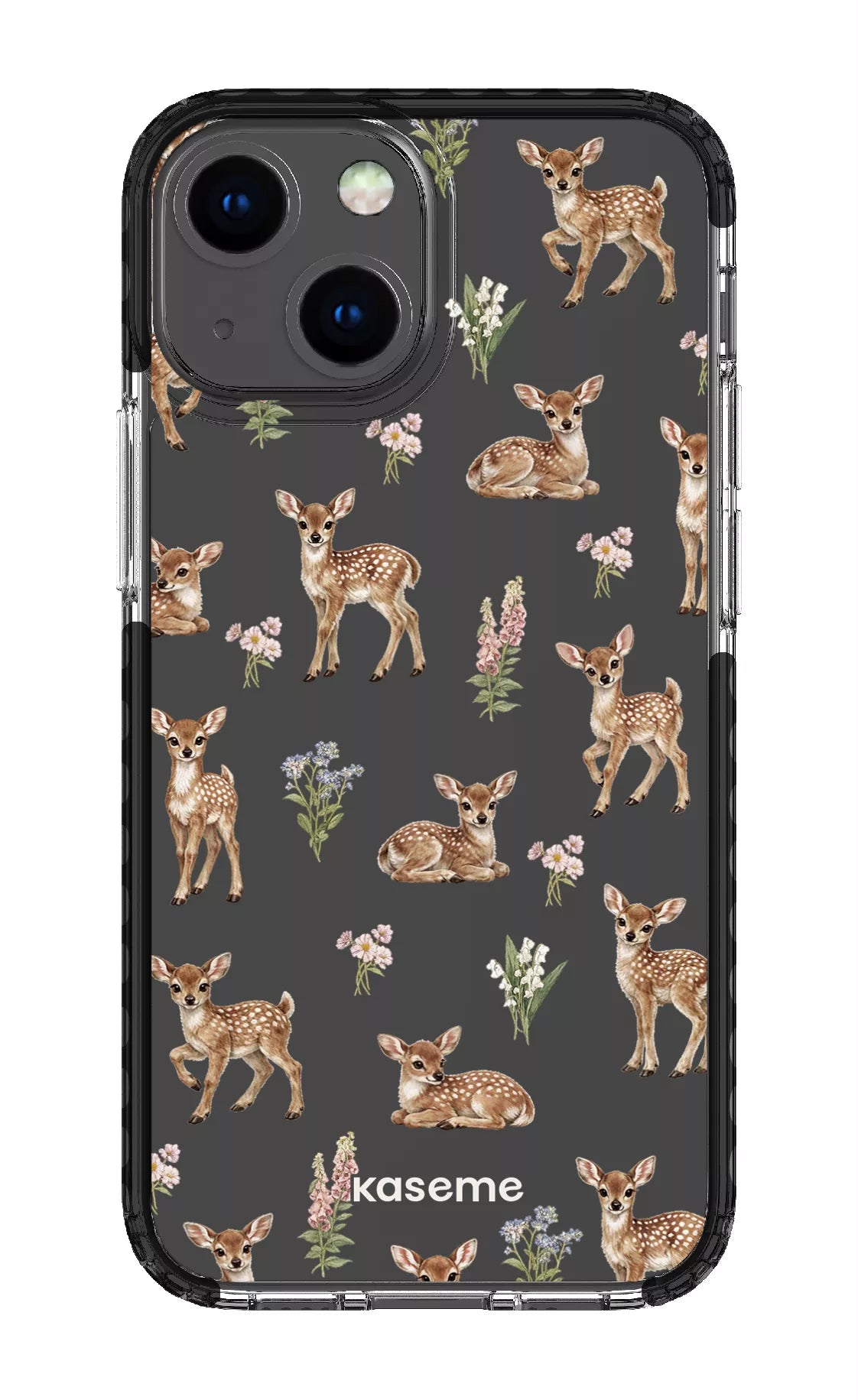 iPhone 13 Mini Clear Case - Black Sweet Bambi Clear Case -
