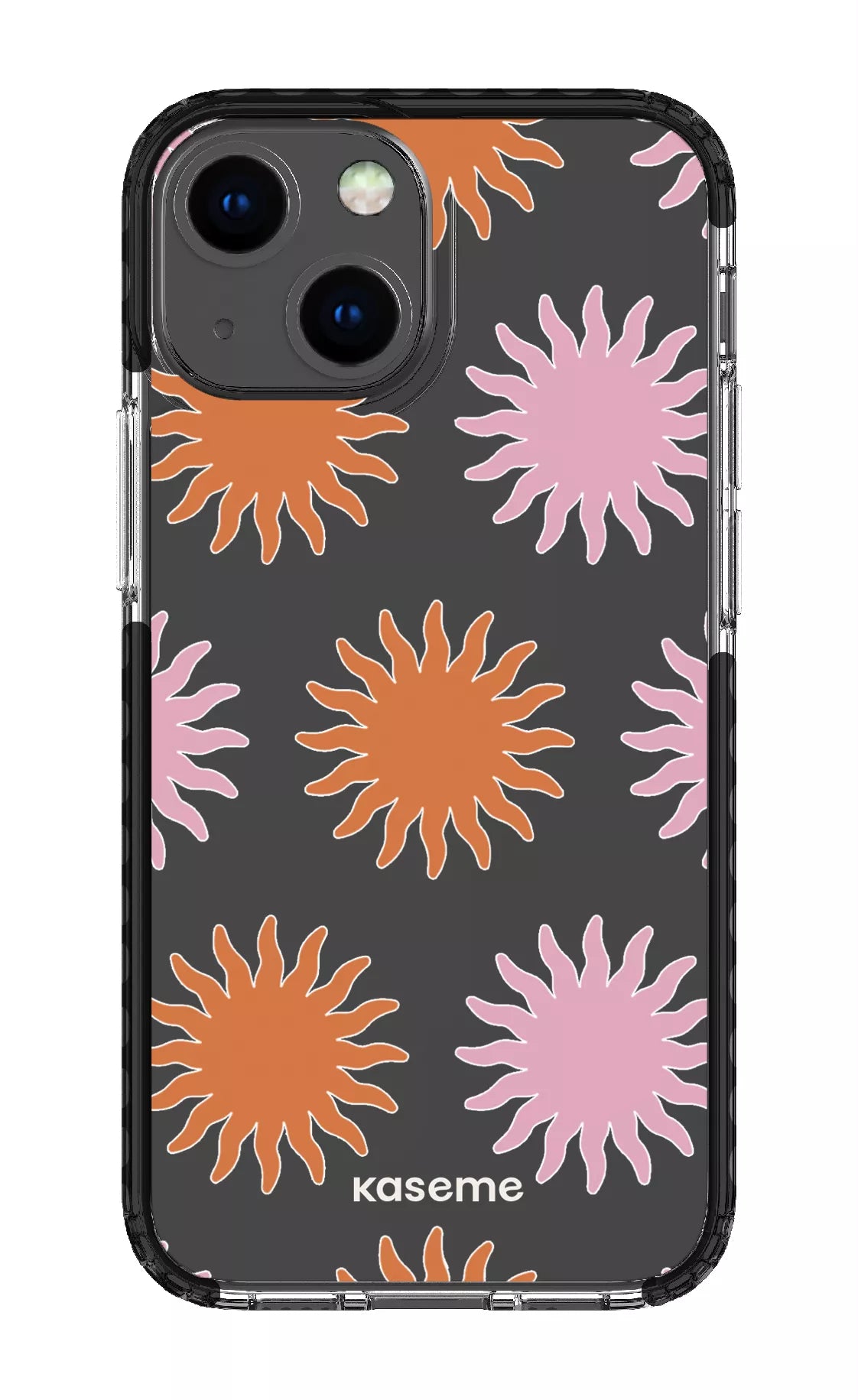 iPhone 13 Mini Clear Case - Black Vitamin Sea Clear Case -