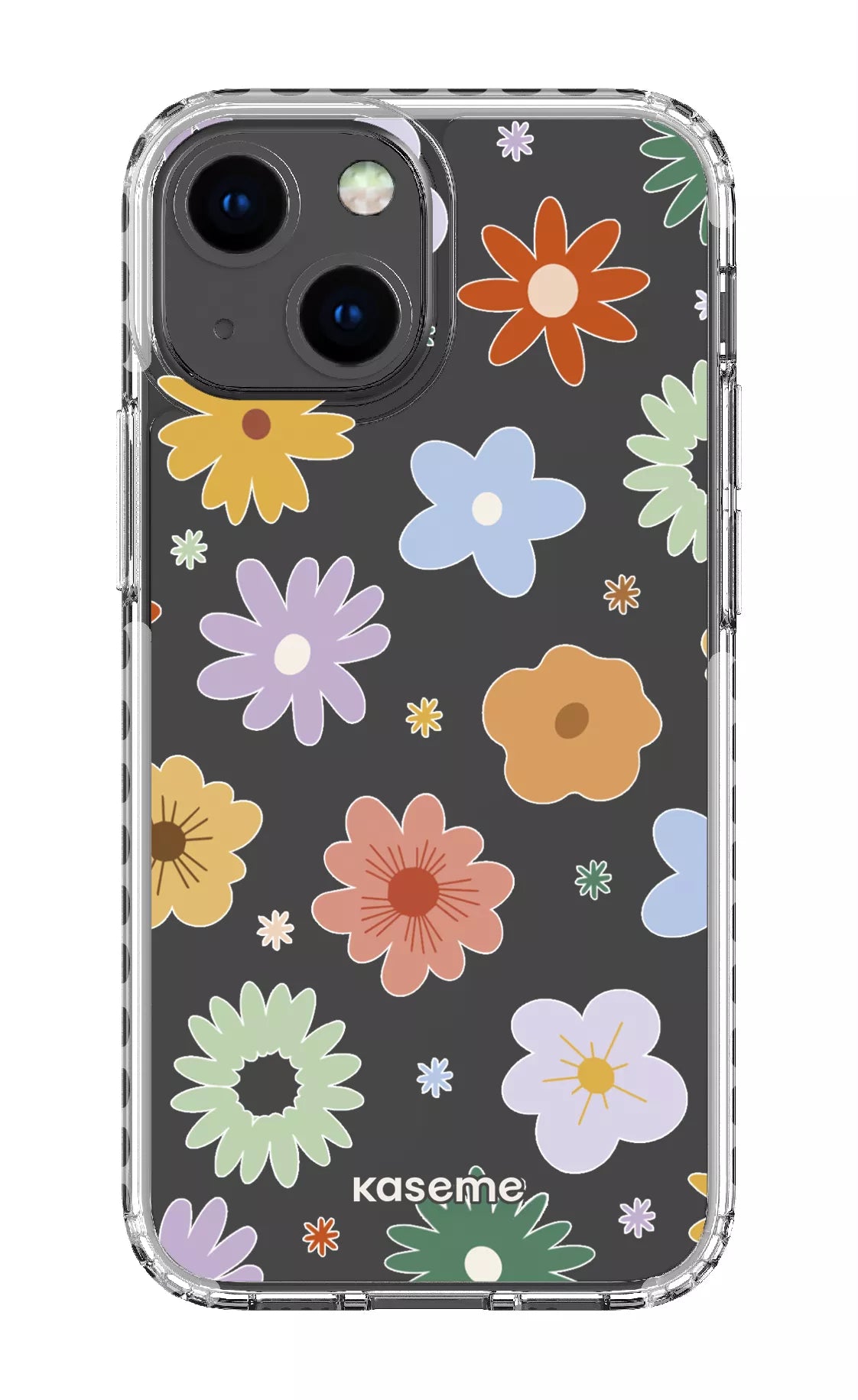 iPhone 13 Mini Clear Case - White Adore Clear Case -