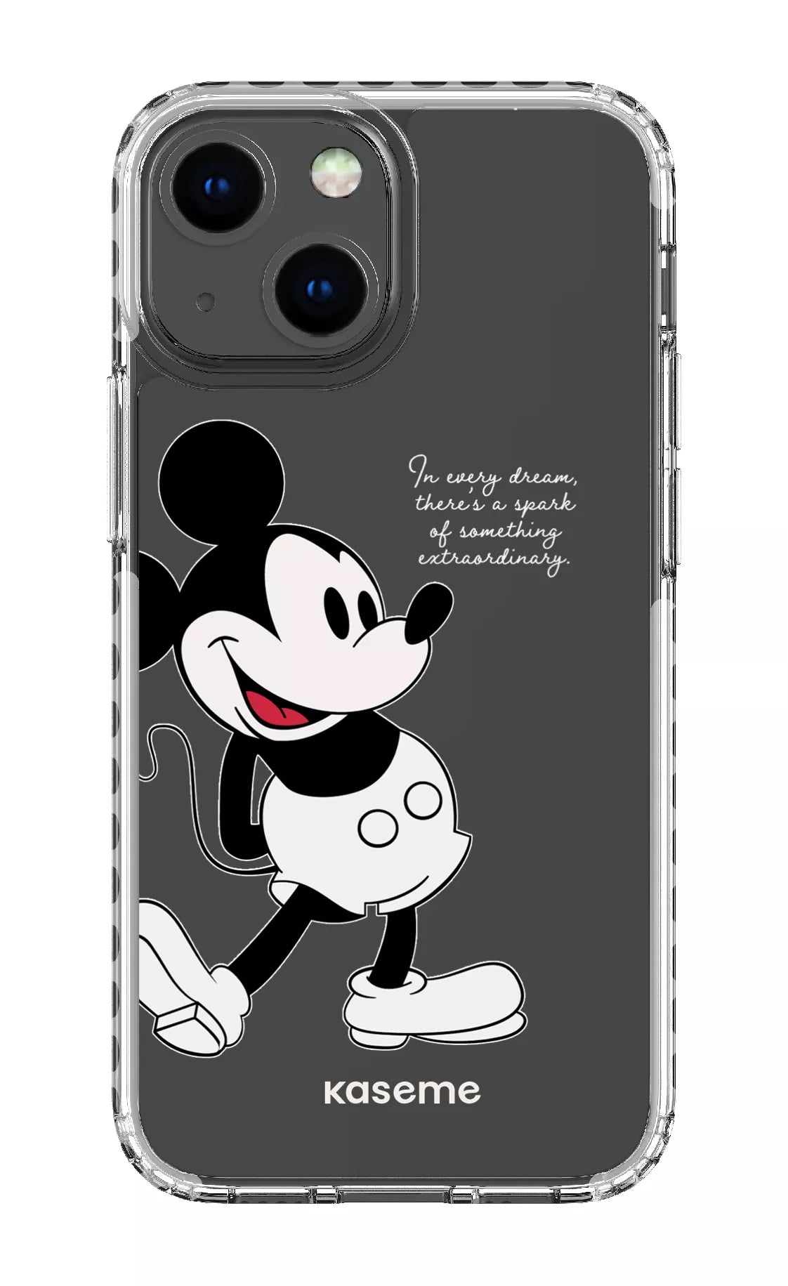 iPhone 13 Mini Clear Case - White Dreamscape Clear Case -