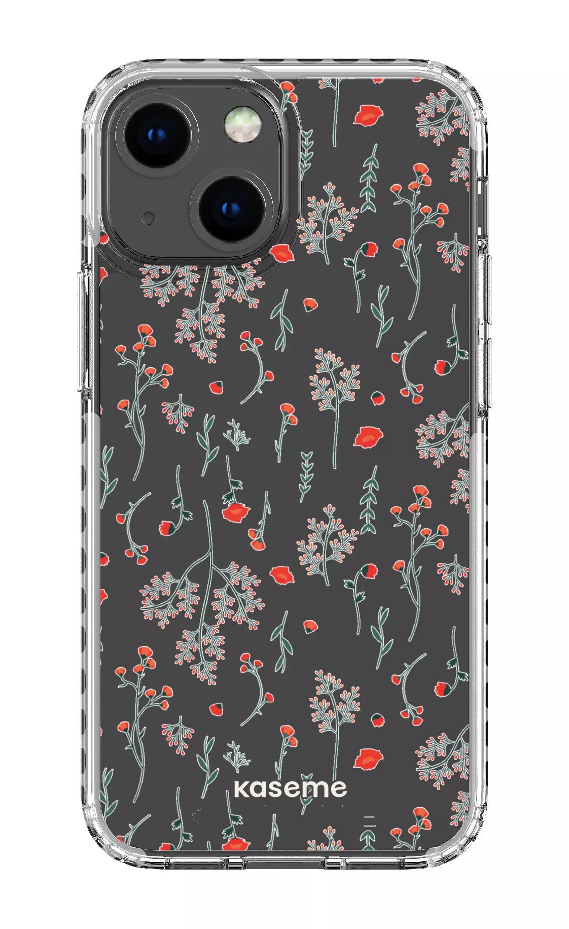 iPhone 13 Mini Clear Case - White Evelyn Clear Case -