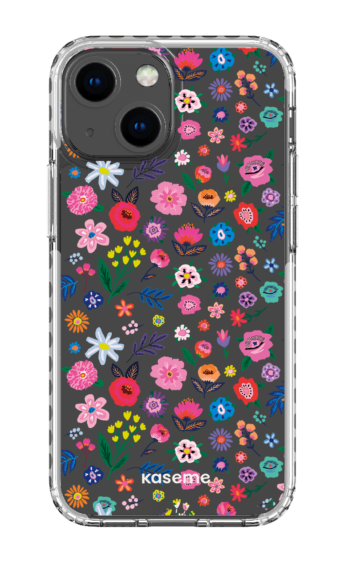 iPhone 13 Mini Clear Case - White Hallucinate Clear Case -