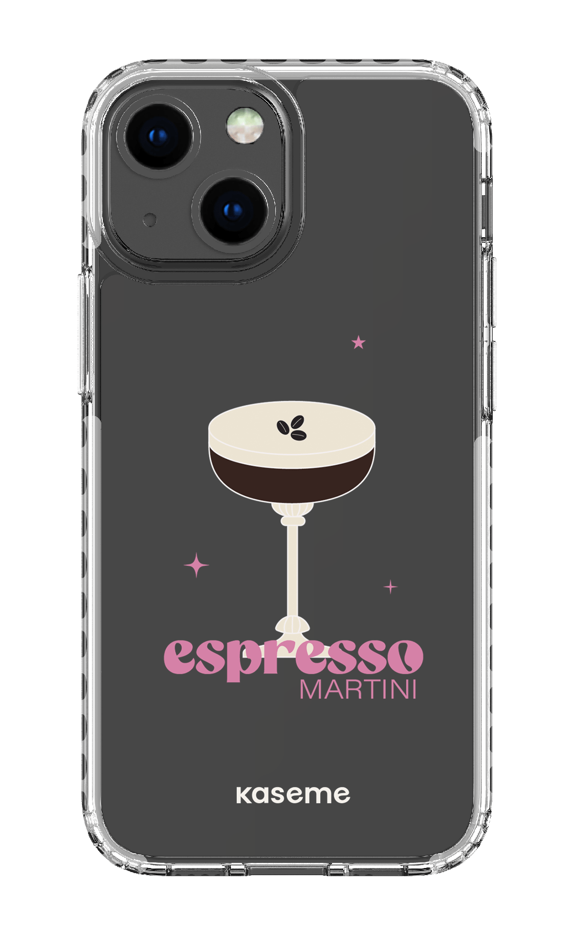 iPhone 13 Mini Clear Case - White Hold My Tiny Clear Case -