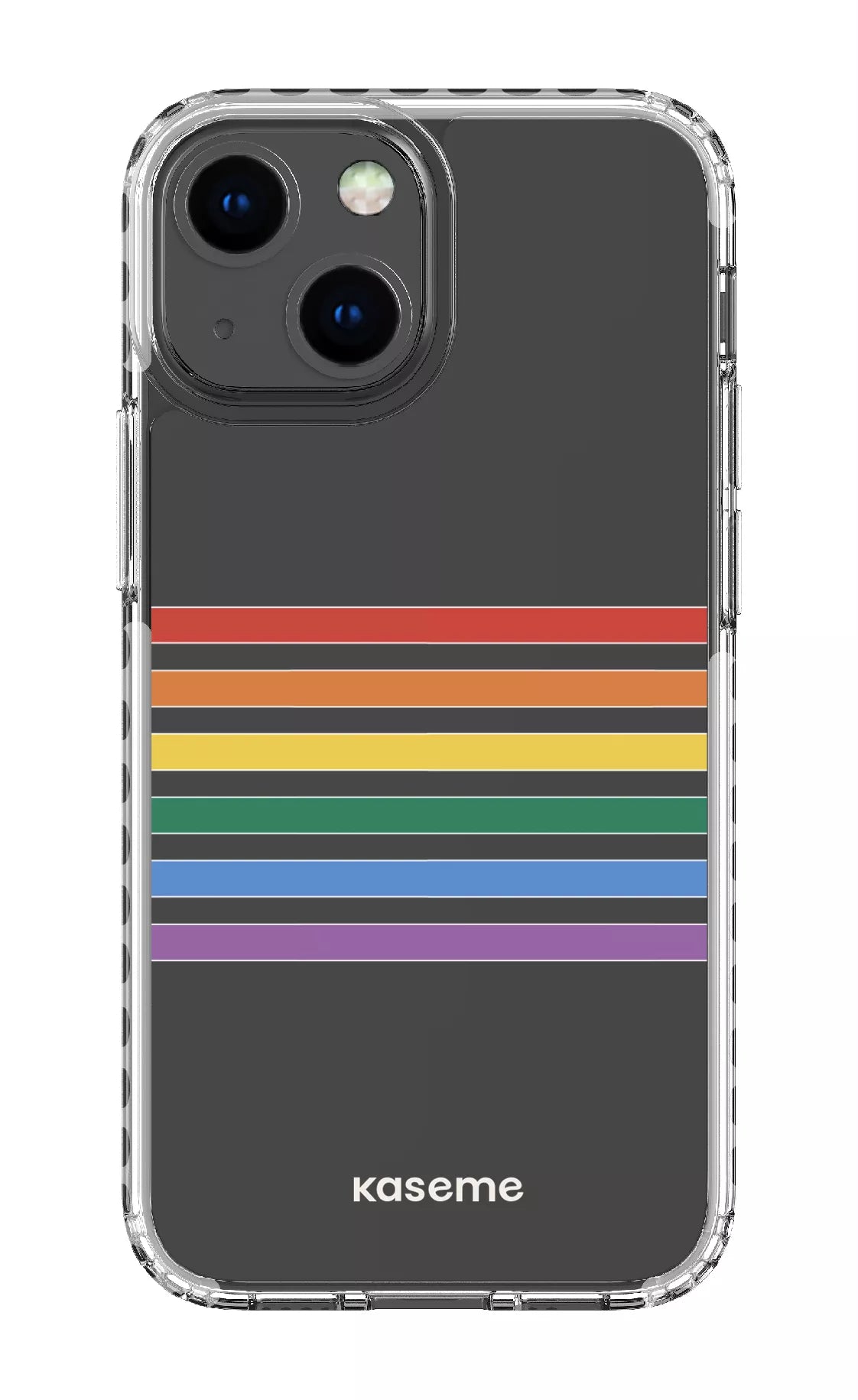 iPhone 13 Mini Clear Case - White Out and proud Clear Case -