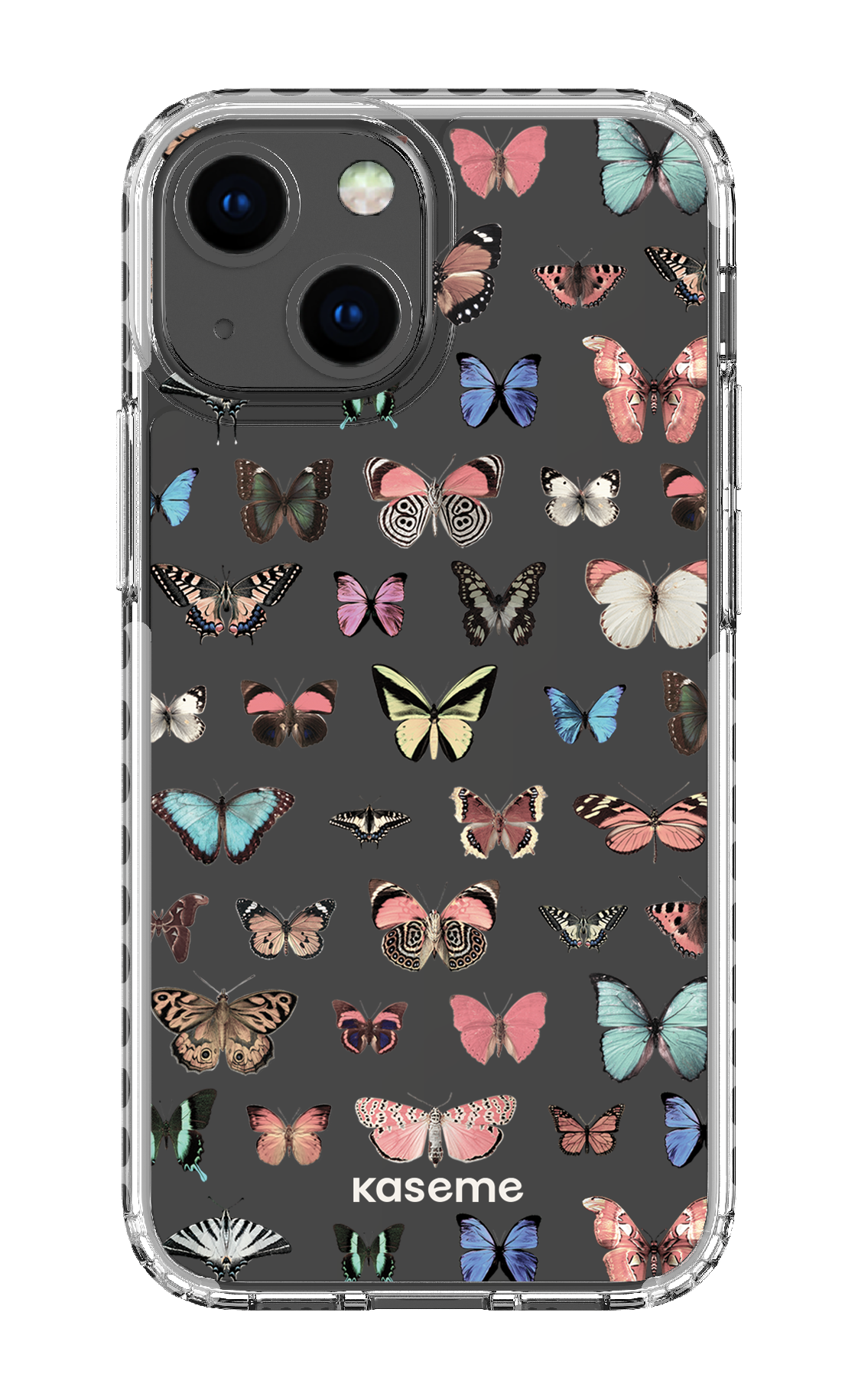 iPhone 13 Mini Clear Case - White Paloma clear case -