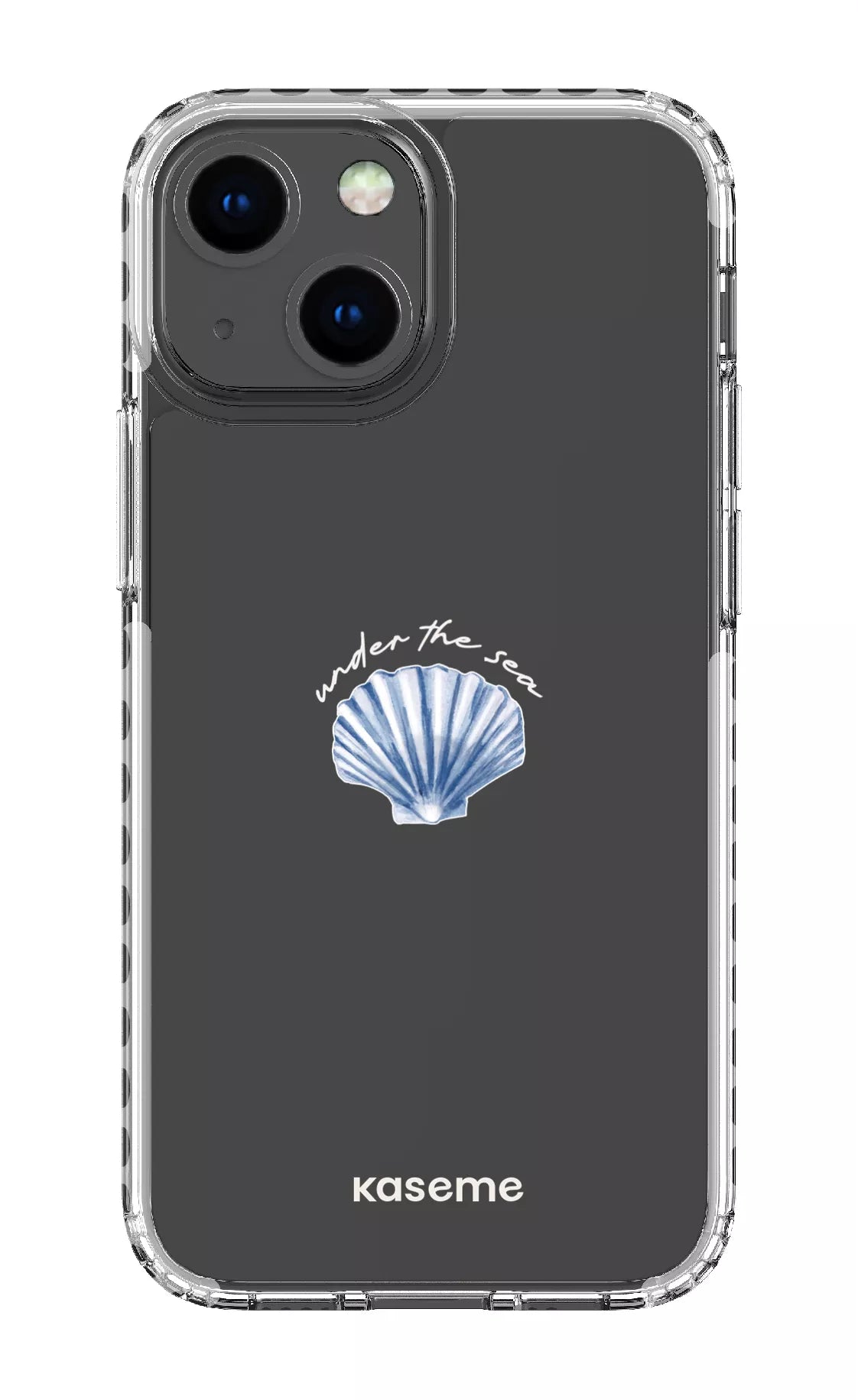 iPhone 13 Mini Clear Case - White Sealia Clear Case -