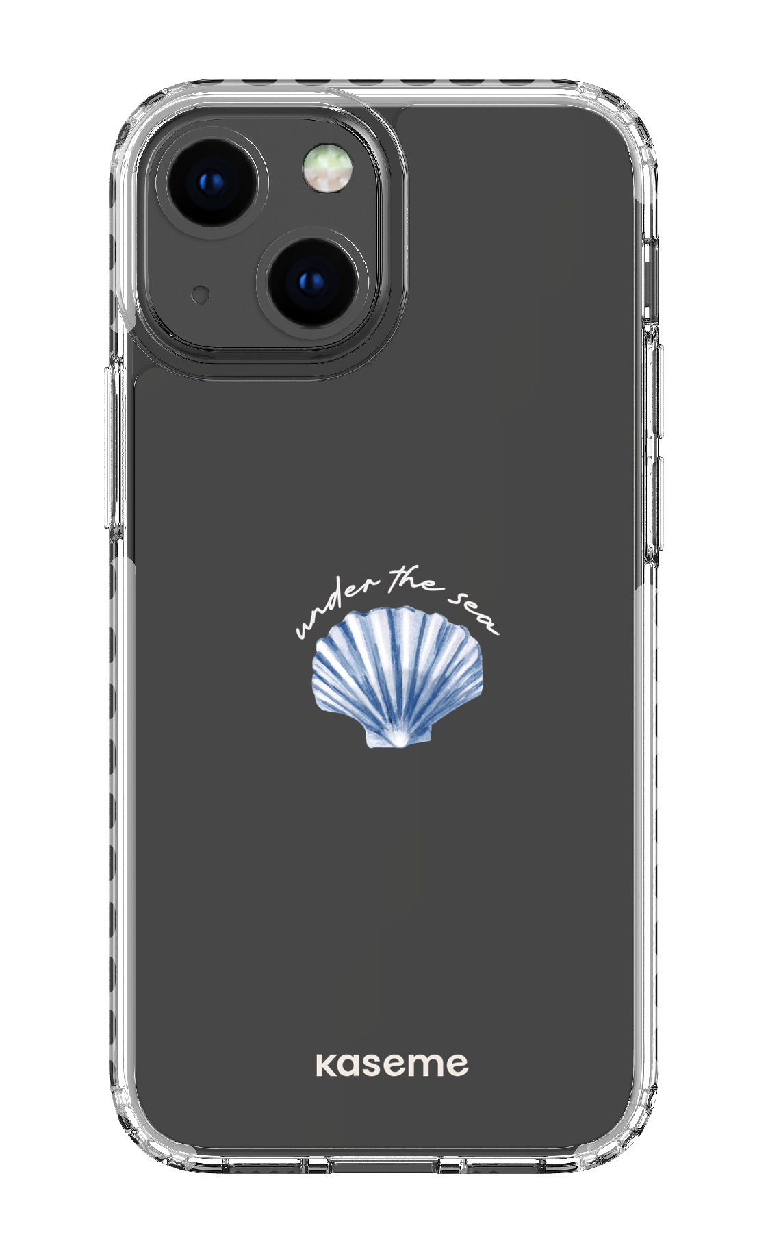iPhone 13 Mini Clear Case - White Sealia Clear Case -