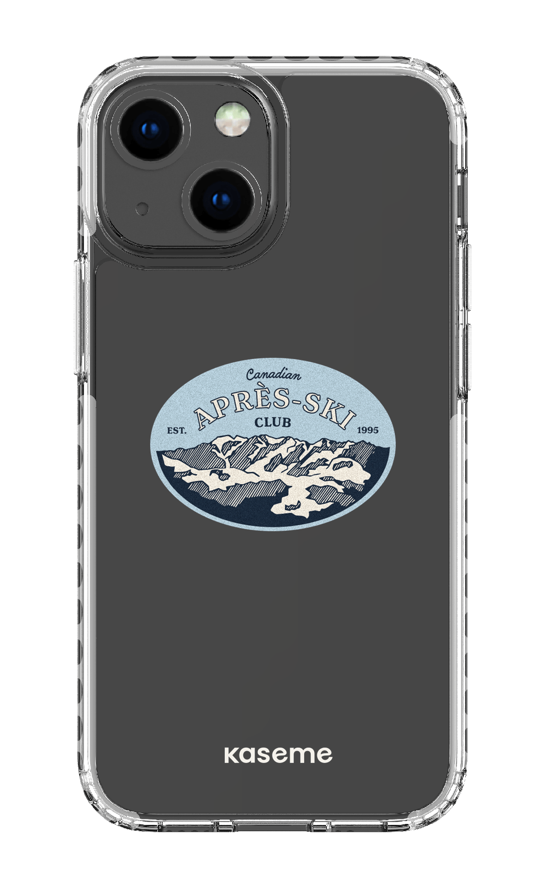 iPhone 13 Mini Clear Case - White Whistler Clear Case -