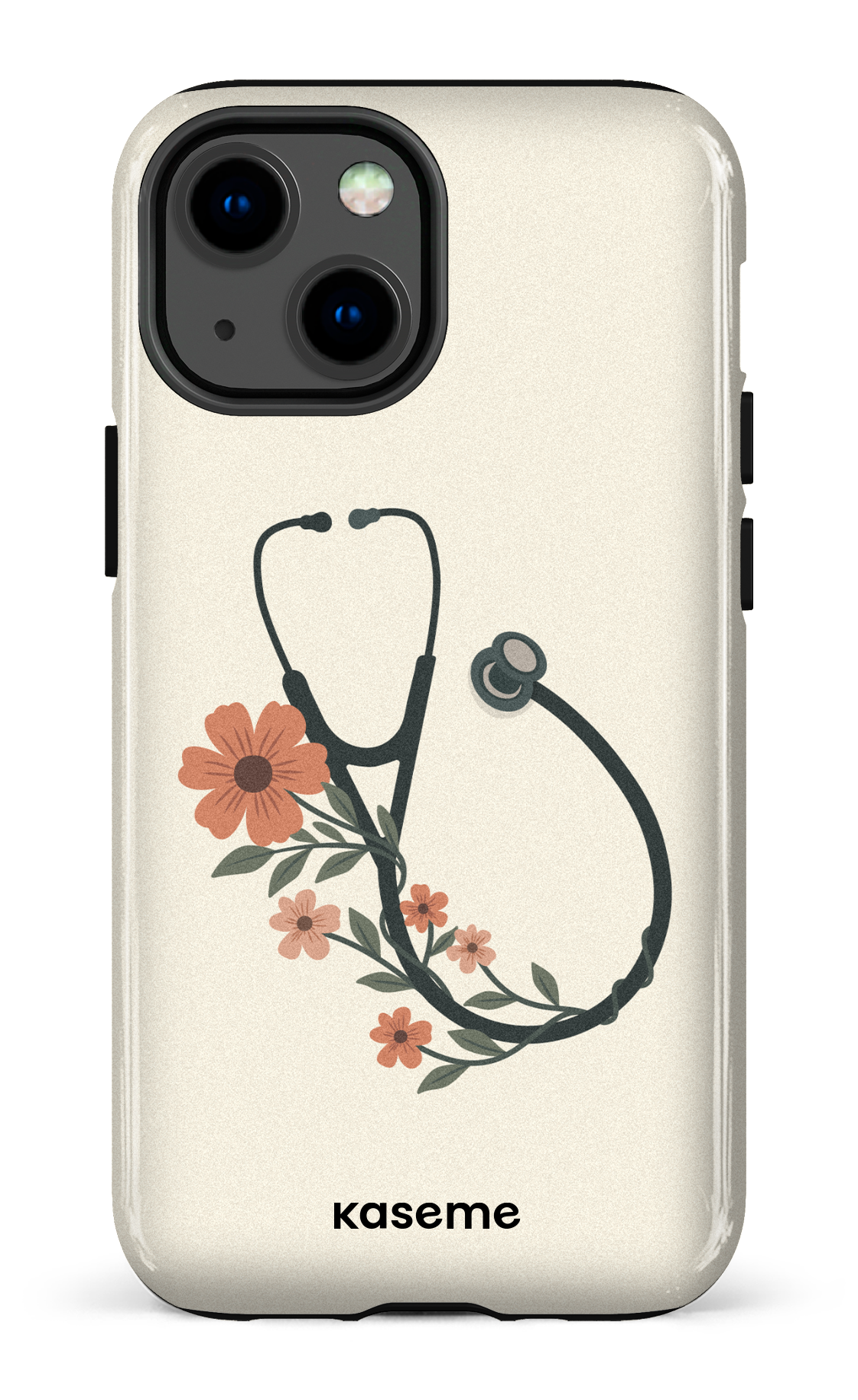 iPhone 13 Mini Tough Blossom Beat Beige -