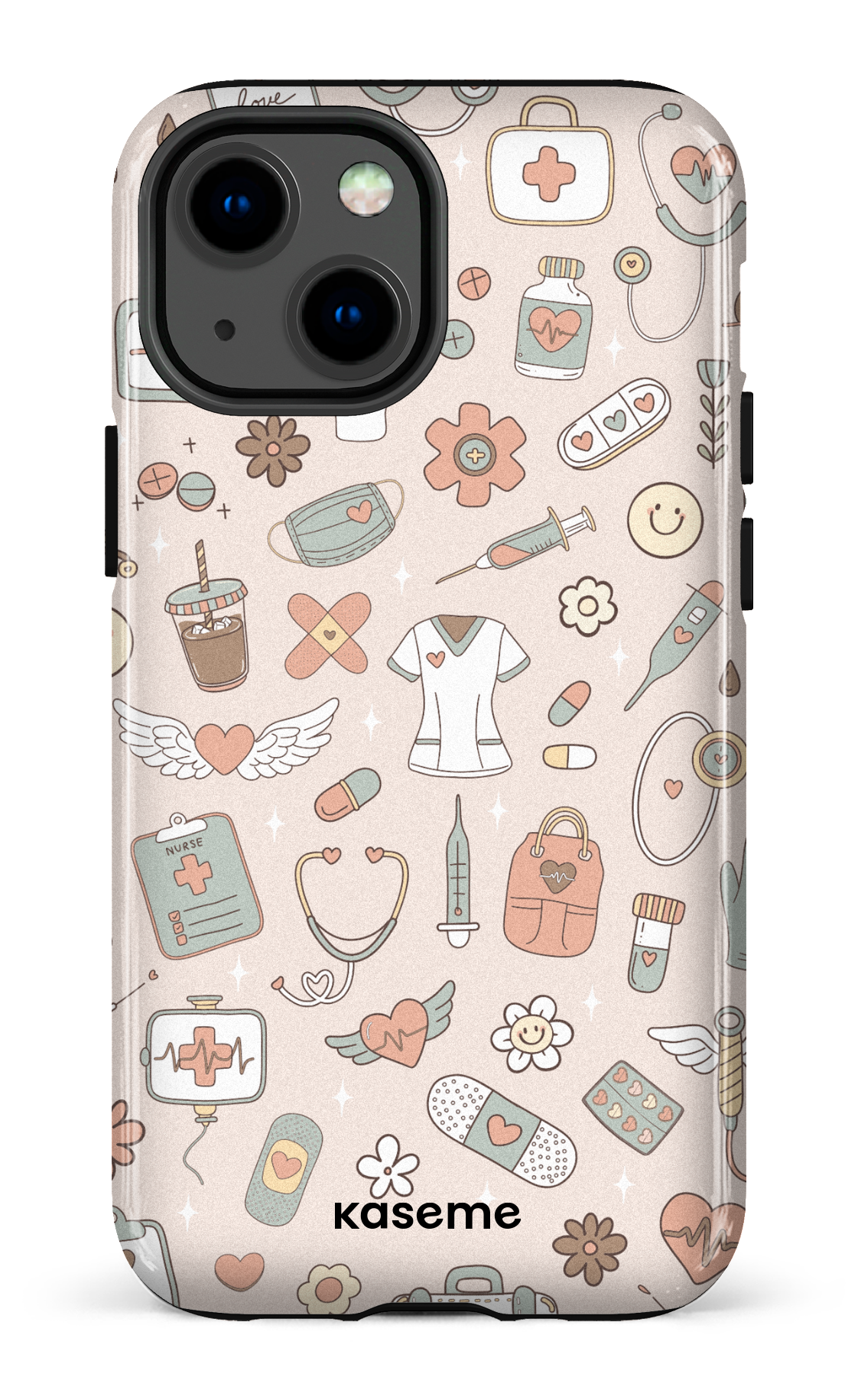 iPhone 13 Mini Tough Code Beige -