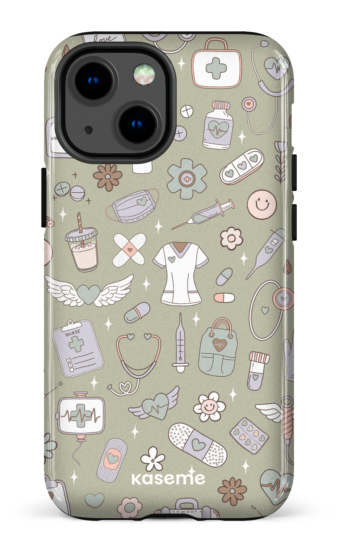 iPhone 13 Mini Tough Code Green -