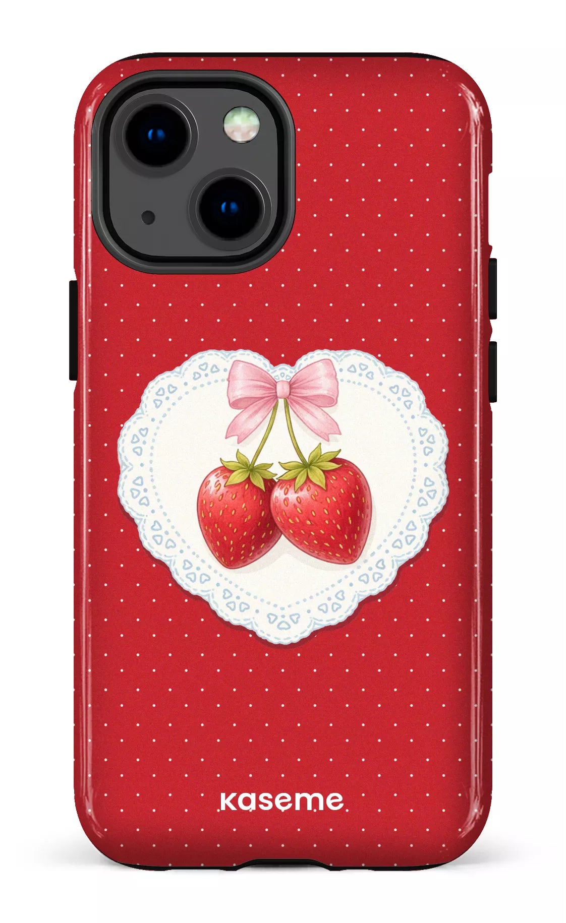 iPhone 13 Mini Tough Fresa Lace Red -