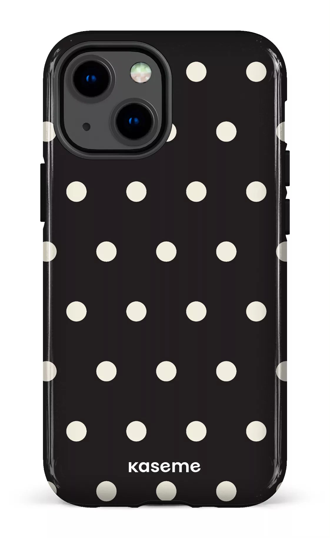 iPhone 13 Mini Tough Polka Black -