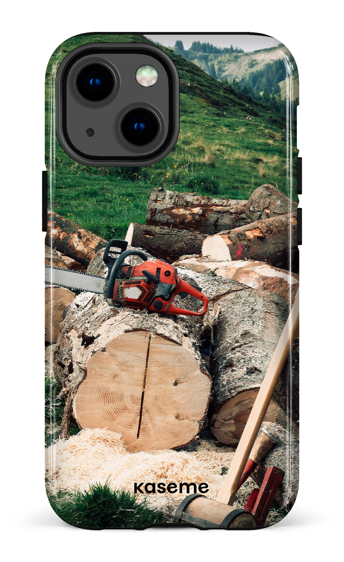 iPhone 13 Mini Tough Timber Cut -