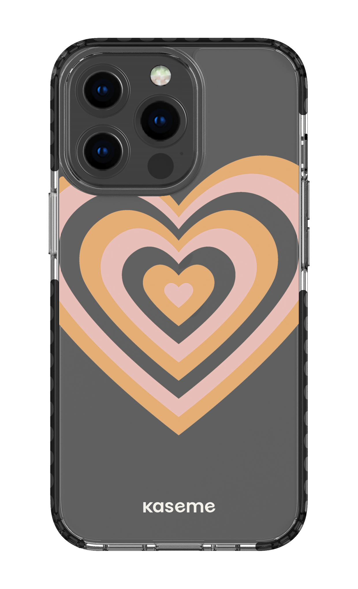 iPhone 13 Pro Clear Case - Black Amor Clear Case -