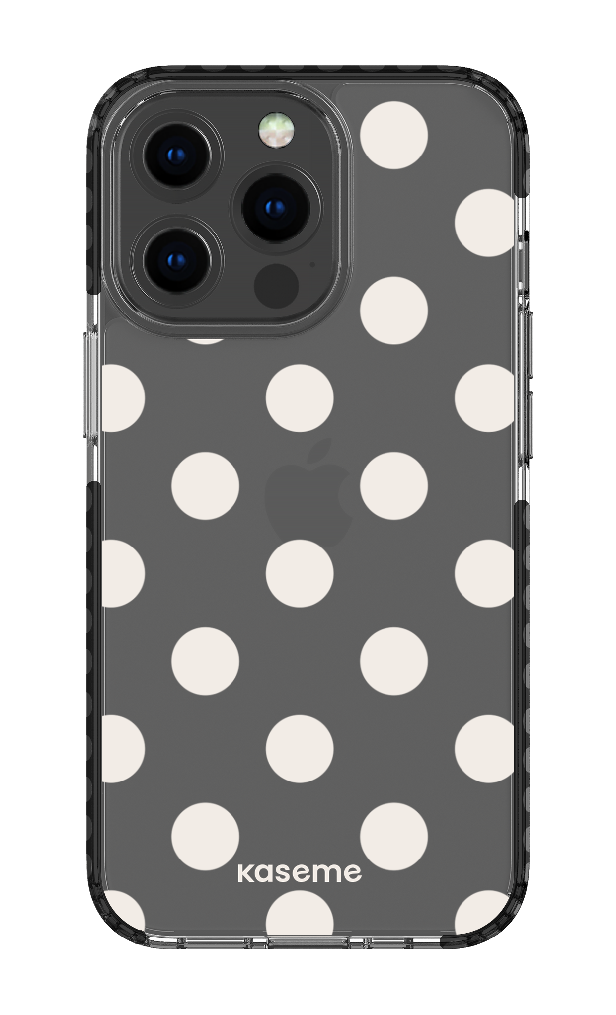 iPhone 13 Pro Clear Case - Black Couture Clear Case -