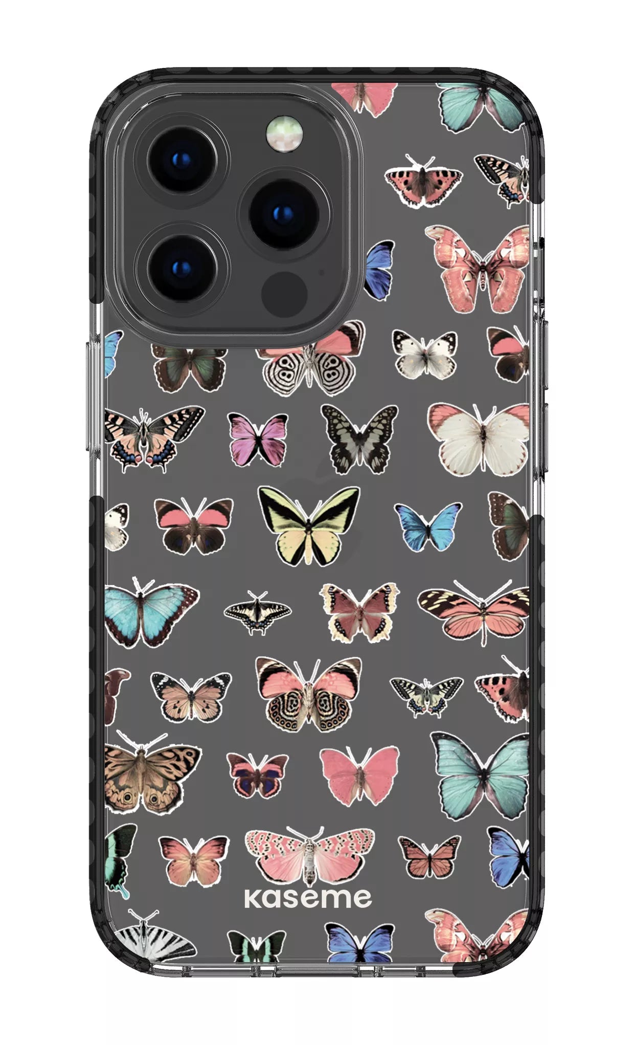 iPhone 13 Pro Clear Case - Black Paloma Clear Case -