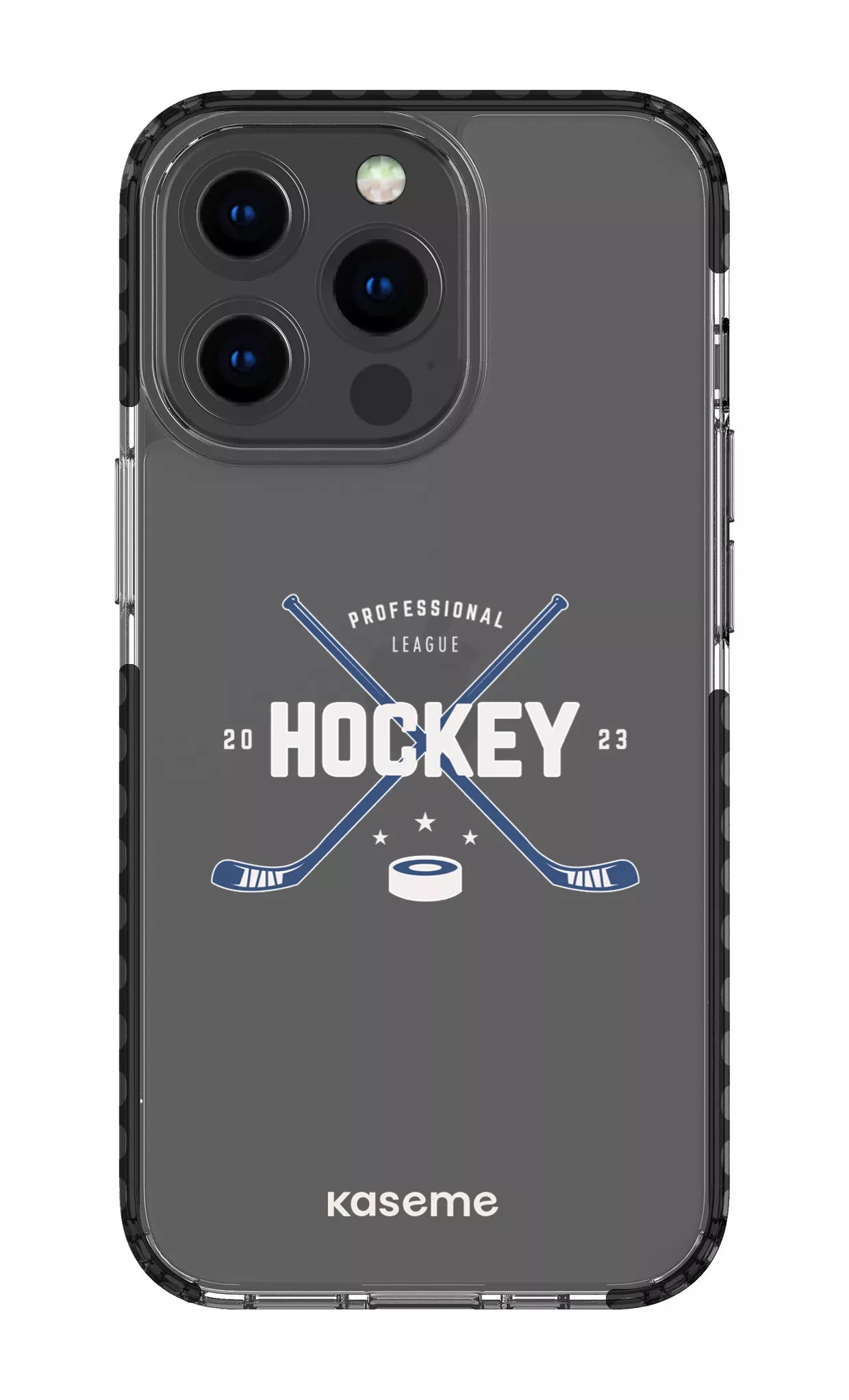 iPhone 13 Pro Clear Case - Black Playoffs Clear Case -