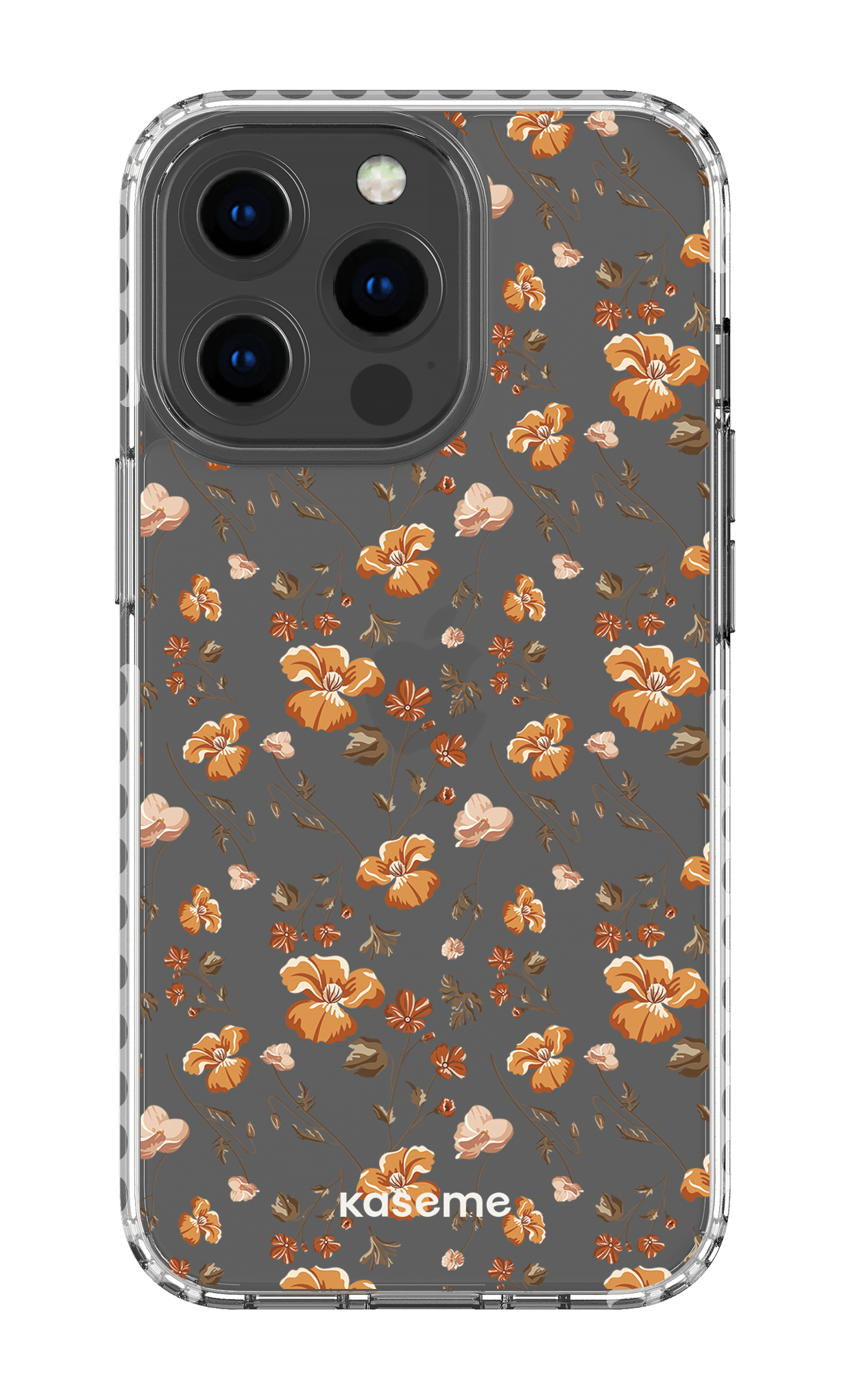 iPhone 13 Pro Clear Case - White Beatrice Clear Case -