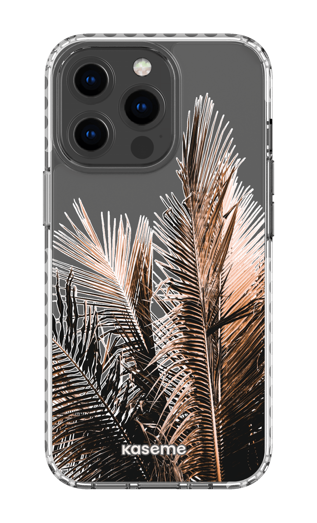 iPhone 13 Pro Clear Case - White Cali Clear Case -