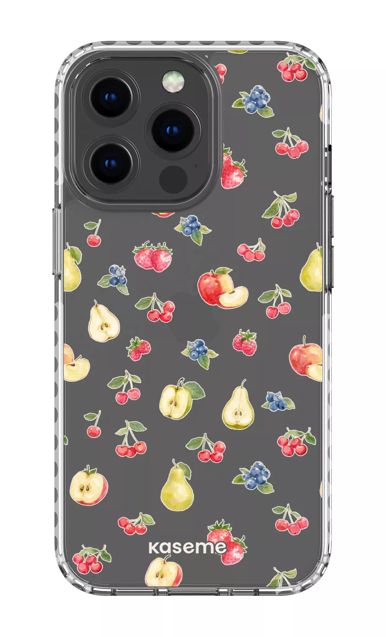 iPhone 13 Pro Clear Case - White Clara Clear Case -