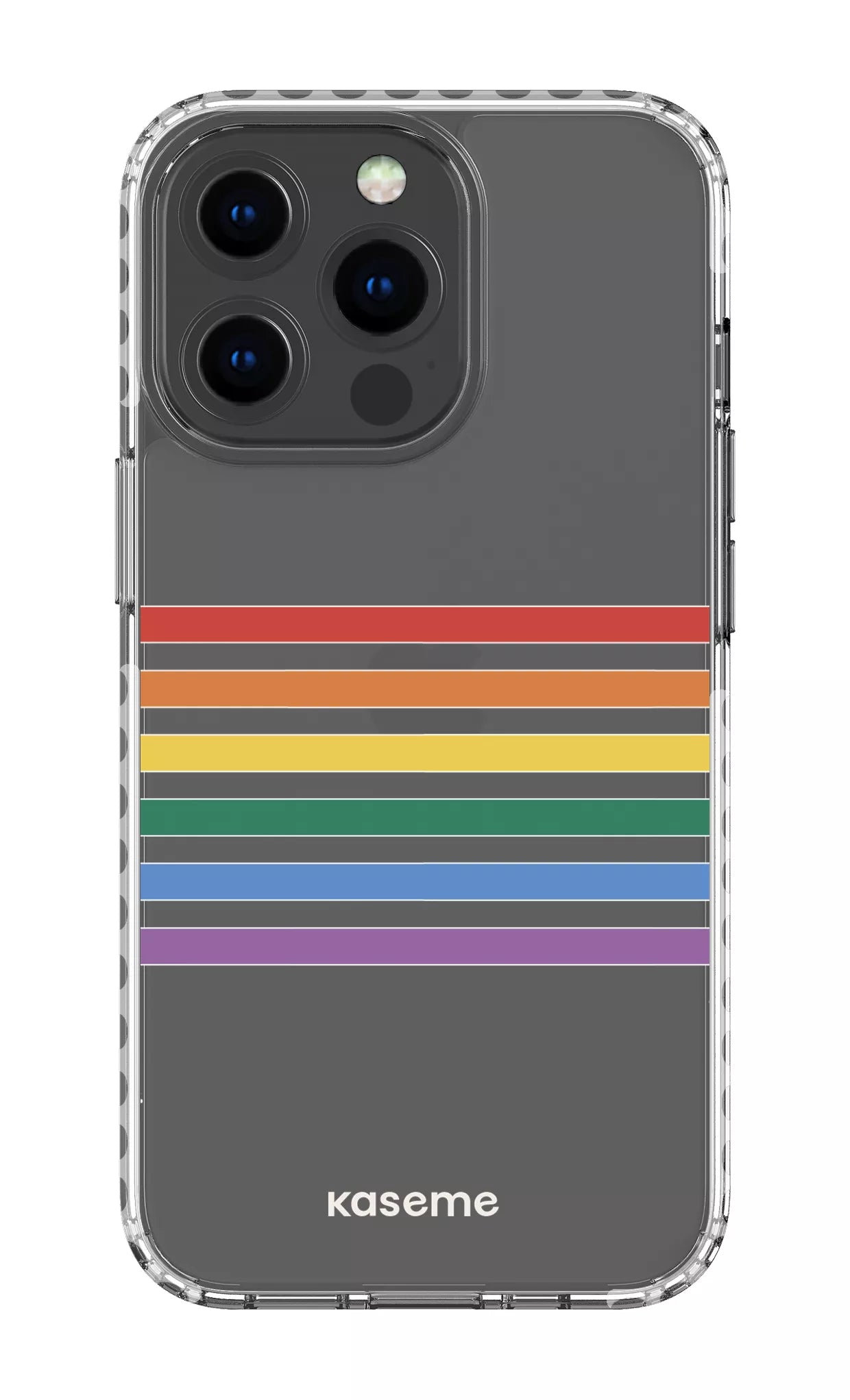 iPhone 13 Pro Clear Case - White Out and proud Clear Case -