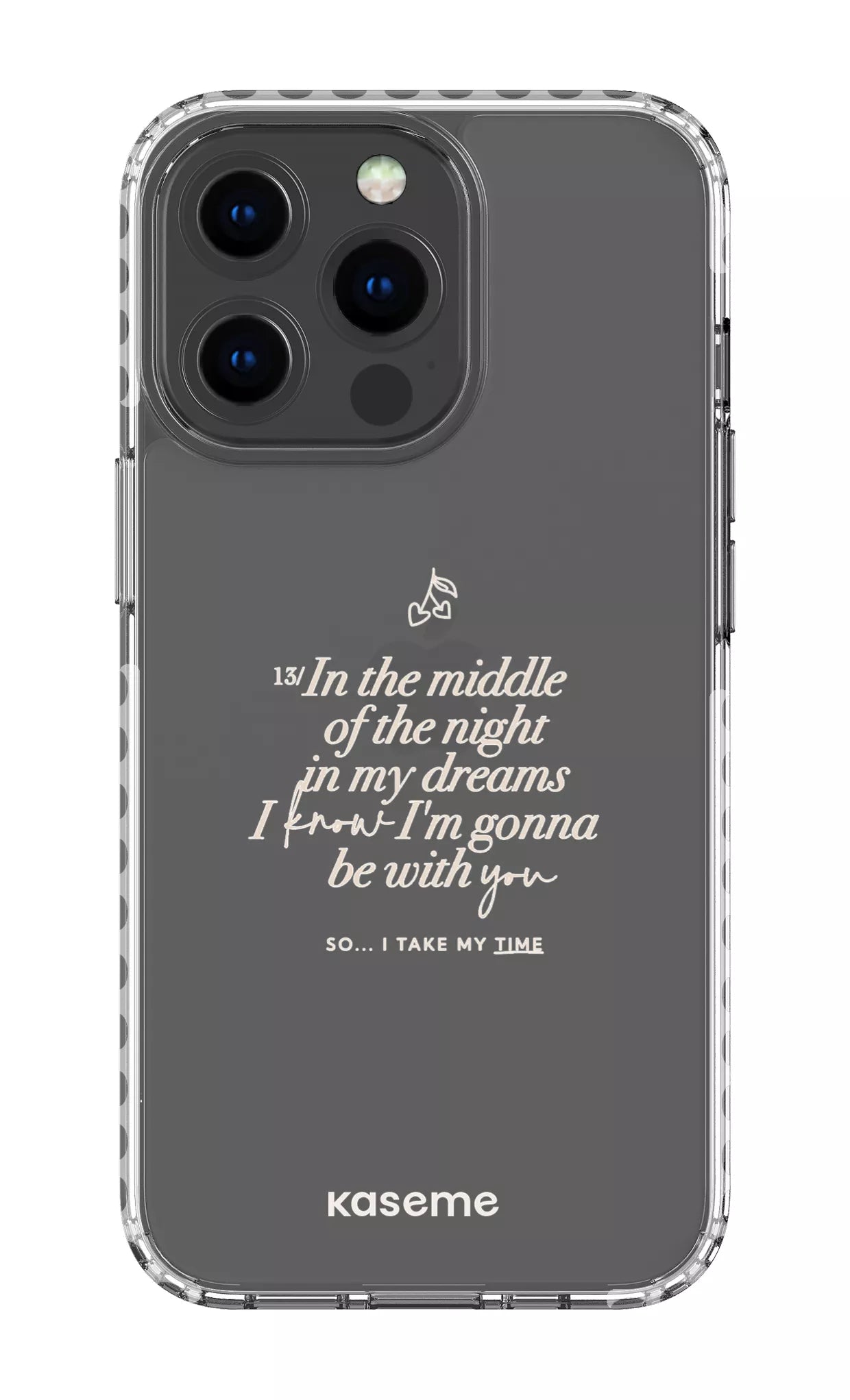 iPhone 13 Pro Clear Case - White Ready For It Clear Case -
