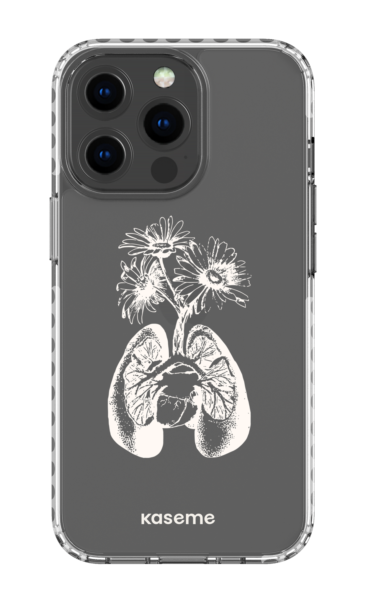 iPhone 13 Pro Clear Case - White Revival clear case -