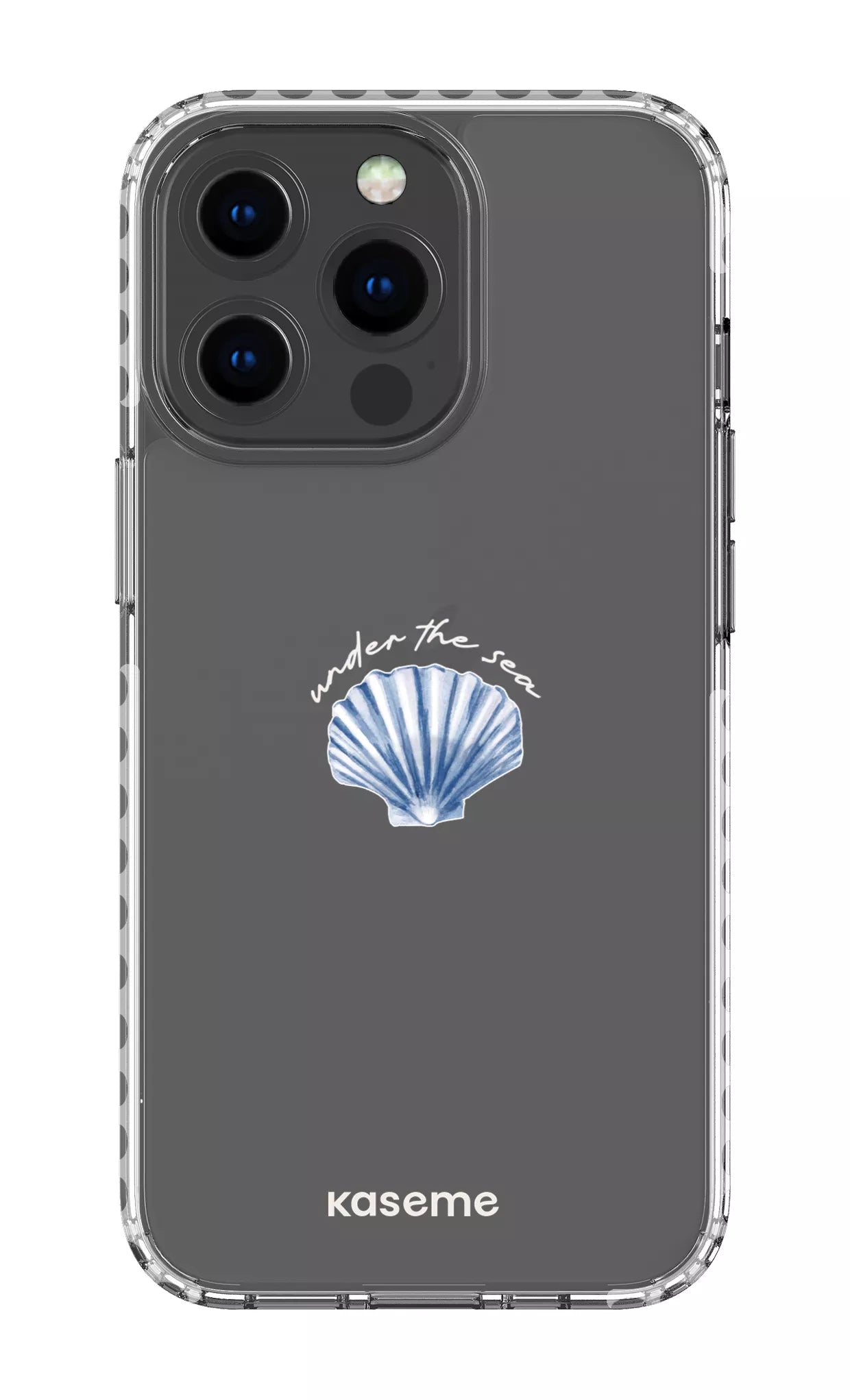 iPhone 13 Pro Clear Case - White Sealia Clear Case -