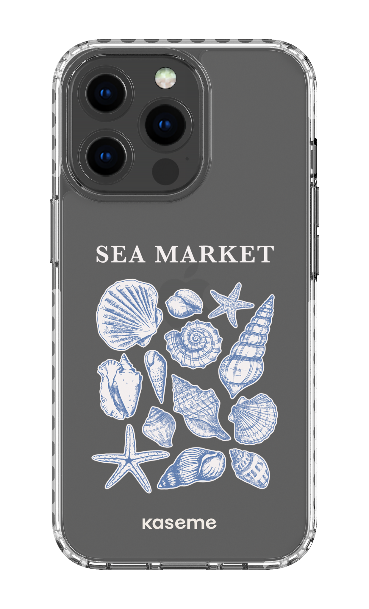 iPhone 13 Pro Clear Case - White Souvenir Clear Case -
